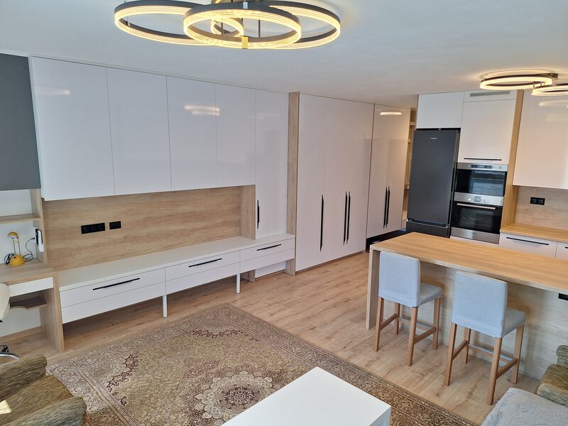 Obývačka s kuchyňou – open-plan